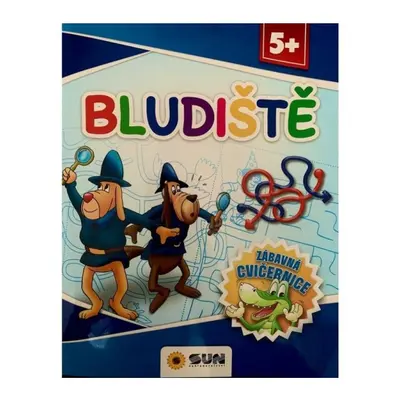 Bludiště - Zábavná cvičebnice 5+ NAKLADATELSTVÍ SUN s.r.o.