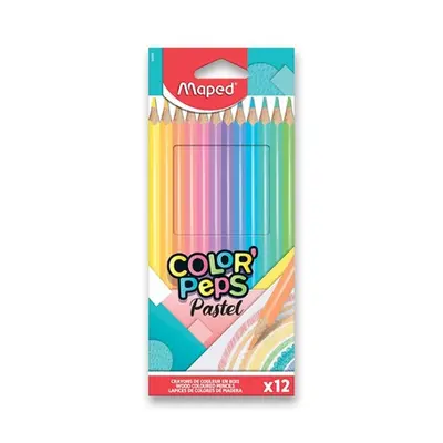 Pastelky Color Peps Pastel 12 barev Maped