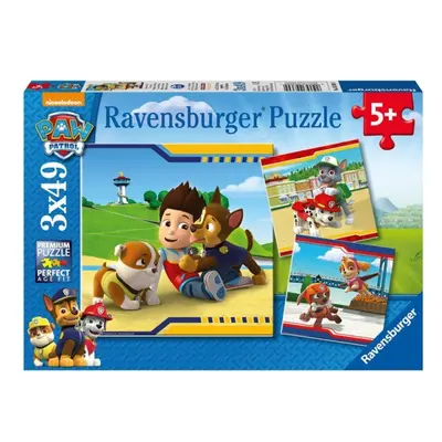 Puzzle Tlapková Patrola: Chlupatí hrdinové/3x49 dílků Ravensburger CEE s.r.o.