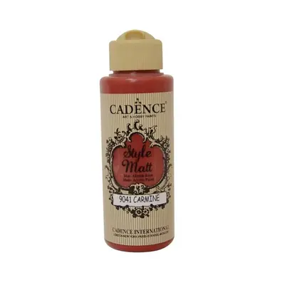 Matná akrylová barva Cadence Style Matt 120ml -carmine červená Aladine