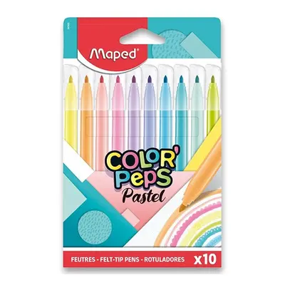 Dětské fixy Maped Color'Peps Pastel 10 barev Maped