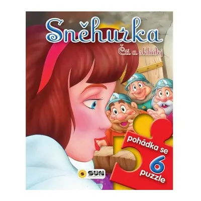 Sněhurka čti a skládej - Pohádkové čtení s puzzle NAKLADATELSTVÍ SUN s.r.o.