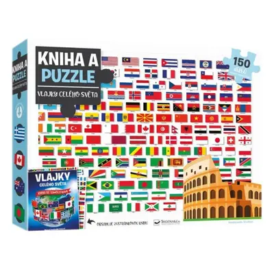 Kniha a puzzle Vlajky celého světa Svojtka & Co. s. r. o.