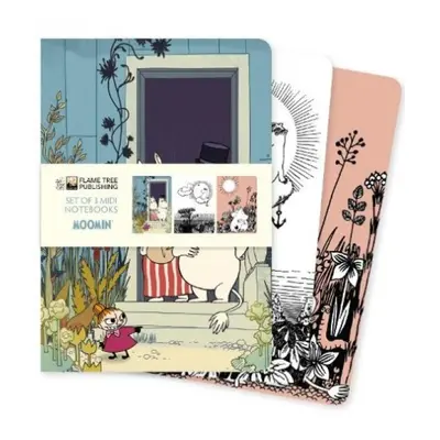 Moomin Set of 3 Midi Notebooks Flame Tree Publishing