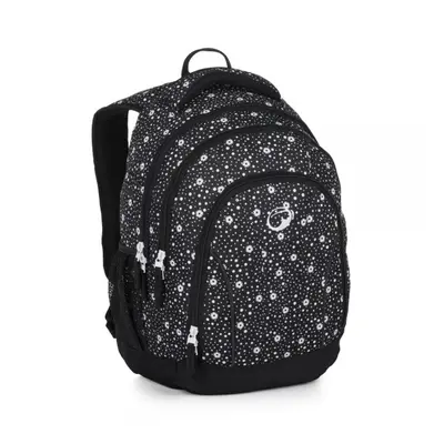 Bagmaster SUPERNOVA 24 A studentský batoh – černo-bílý BagMaster