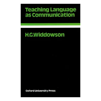 Oxford Applied Linguistics Teaching Language as Communication Oxford University Press