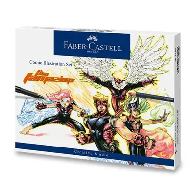 Popisovač Faber Castell Comic Illustration set 15 ks Faber-Castell