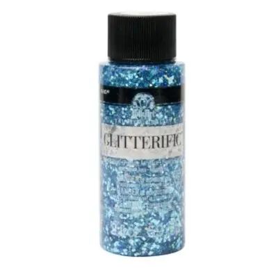 FolkArt Glitterific Acrylic Paint - Třpytivá akrylová barva 59 ml Glitterific: Aqua Folkart