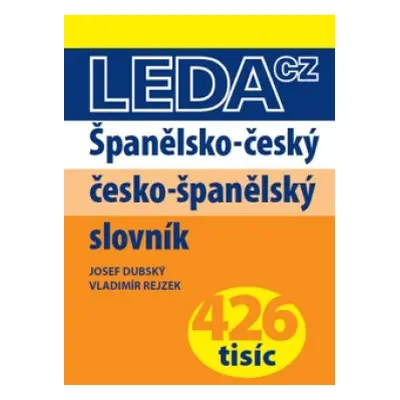 Španělsko-český a česko-španělský slovník Nakladatelství LEDA