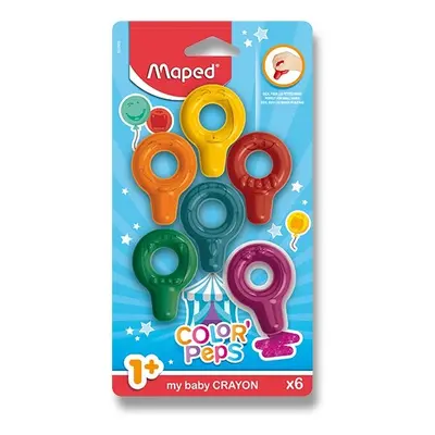 Pastely Maped Color´Peps Baby Crayons 6 barev Maped