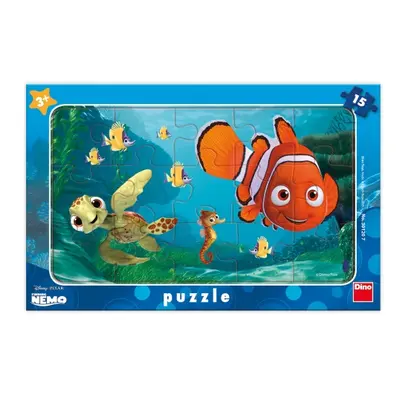 Puzzle Nemo a želva 15 dílků deskové DINO