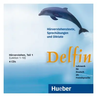 Delfin, zweibändige Ausgabe, 4 Audio-CDs Hörverstehe 1 Hueber Verlag