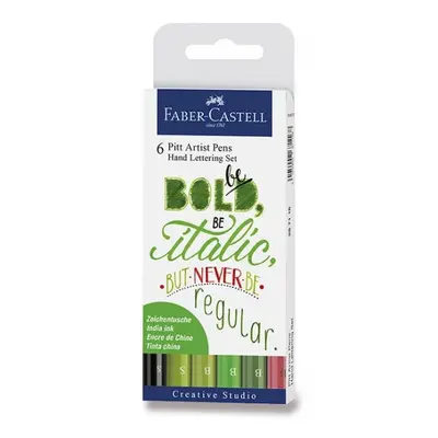 Popisovač Faber Castell Pitt Artist Pen HandletteringII 6ks Faber-Castell