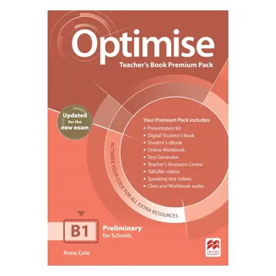 Optimise B1 Updated Teacher´s Book Premium Pack Macmillan