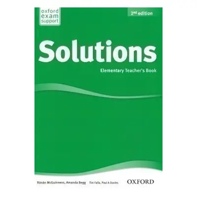 Solutions (2nd Edition) Elementary Teacher´s Book Oxford University Press