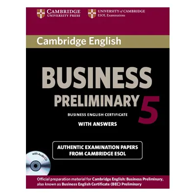 Cambridge BEC 5 Preliminary Self-study Pack Cambridge University Press