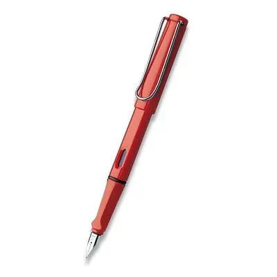 Lamy Safari Shiny Red plnicí pero hrot LH LAMY