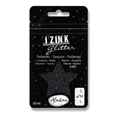 Diamantové třpytky černá 60 ml Aladine