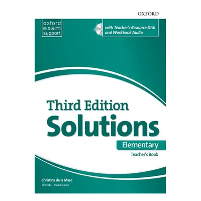 Maturita Solutions 3rd Edition Elementary Teacher´s Book with Resource Disc Oxford University Pr