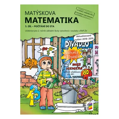 Matýskova matematika, 5. díl – počítání do 100 - aktualizované vydání 2019 (2A-36) NOVÁ ŠKOLA, s