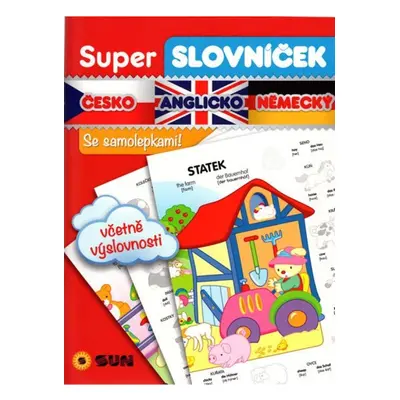 Super slovníček Aj-Nj-Čj se samolepkami NAKLADATELSTVÍ SUN s.r.o.