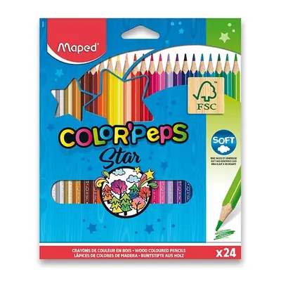 Pastelky Maped Color'Peps 24 barev Maped