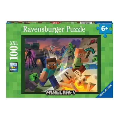 Minecraft: Monstra z Minecraftu 100 dílků Ravensburger