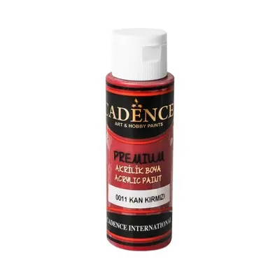 Akrylová barva Cadence Premium 70 ml - blood red červená temná Aladine