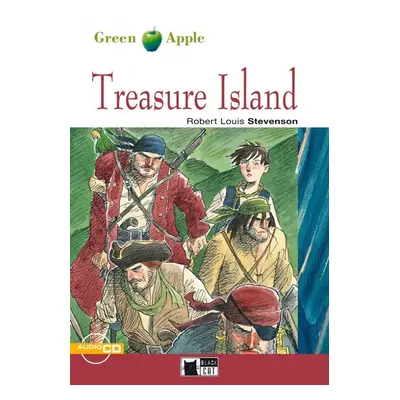 BLACK CAT READERS GREEN APPLE EDITION 2 - TREASURE ISLAND + CD BLACK CAT - CIDEB