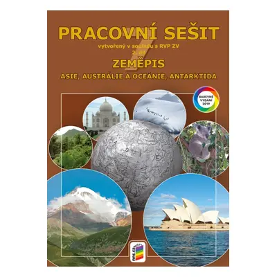 Zeměpis 7, 2. díl - Asie, Austrálie a Oceánie, Antarktida barevný pracovní sešit (7-74) NOVÁ ŠKO