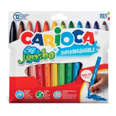 Carioca Jumbo fixy 12ks omyvatelné Carioca