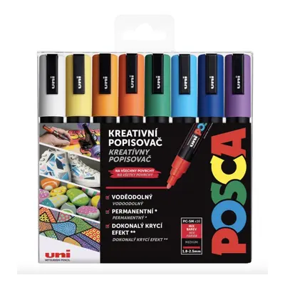 POSCA akrylový popisovač PC-5M Sada základních barev 16 ks POSCA