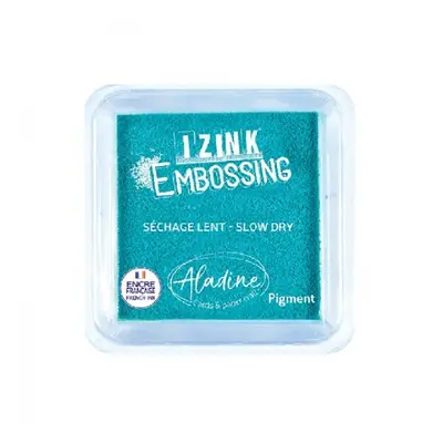 Razítkovací polštářek AladineIZINK EMBOSSING - turquoise tyrkysová Aladine