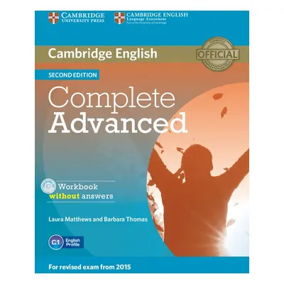 Complete Advanced 2nd Edition Workbook without answers Cambridge University Press