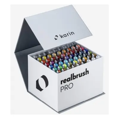 Karin Real brush PRO MEGA BOX 60 barev + 3 blendery KARIN