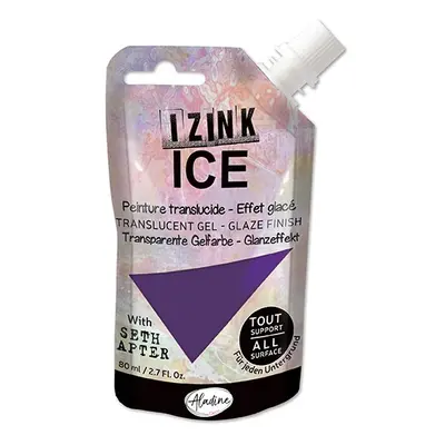 Poloprůhledná barva Izink Ice 80 ml - violet cassis fialová Aladine