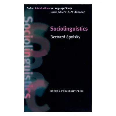 Oxford Introductions to Language Study Sociolinguistics Oxford University Press