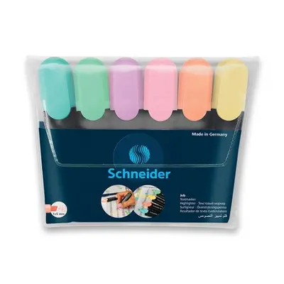 Zvýrazňovač Job Pastel souprava 6ks Schneider