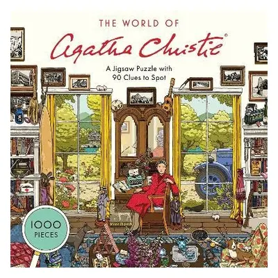 The World of Agatha Christie 1000-Piece Jigsaw AJSHOP.cz