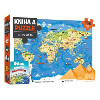 Kniha a puzzle Atlas světa Svojtka & Co. s. r. o.