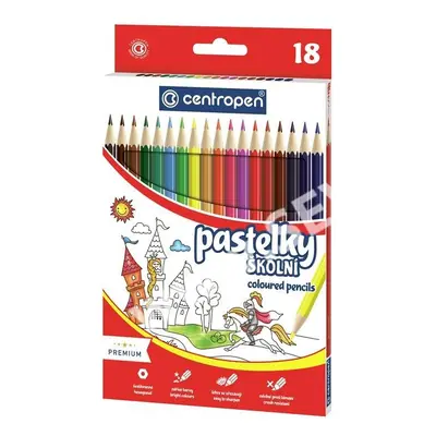 Pastelky 18 barev CENTROPEN, a.s.