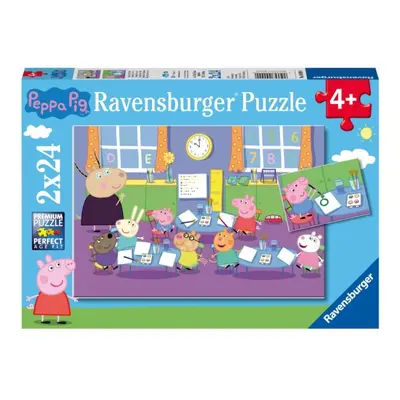 Prasátko Peppa 2x24 dílků Ravensburger