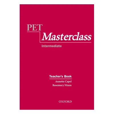 PET MASTERCLASS TEACHER´S BOOK Oxford University Press