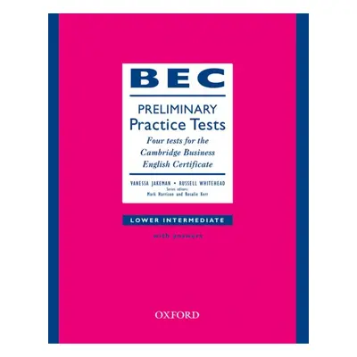 BEC Practice Tests Preliminary Book with Key Oxford University Press