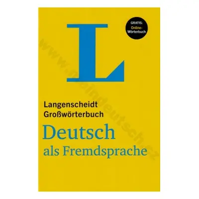 Langenscheidt Grosswörterbuch Deutsch Als Fremdsprache mit Online-Anbindung (hardcover) Langensc