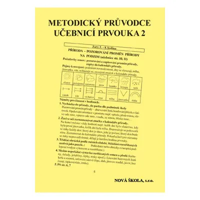 Metodika Prvouka 2 (2-31) NOVÁ ŠKOLA, s.r.o