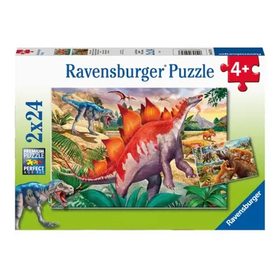 Svět dinosaurů 2x24 dílků Ravensburger