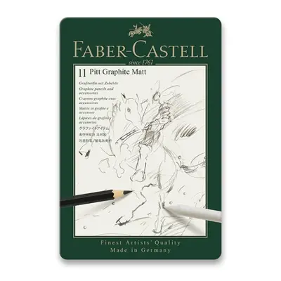 Grafitová tužka Pitt Graphite Matt souprava 11ks Faber-Castell