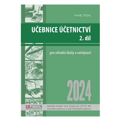 Učebnice Účetnictví 2024 - 2. díl Štohl