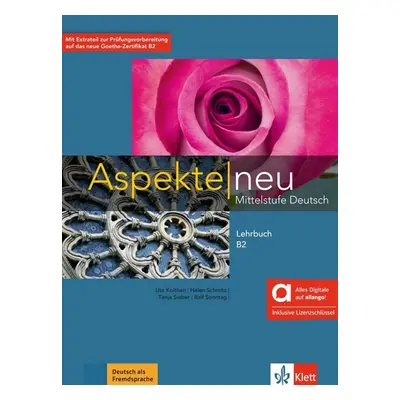 Aspekte neu B2 – Hybride Ausgabe – Lehrbuch + MP3 allango.net + Lizenz (24 Monate) Klett naklada